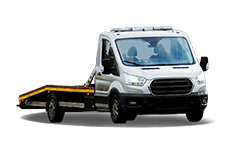 White Ford Transit Recovery Vehicle